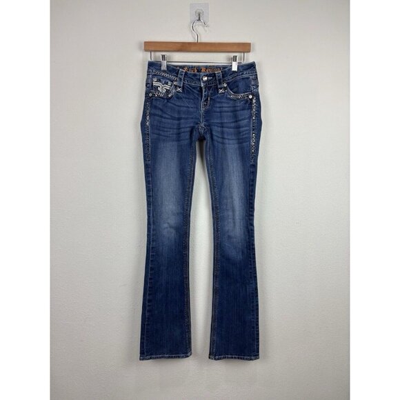 Rock Revival Denim - Rock Revival BETTY Boot Jeans Women's Size 25 Blue Denim Mid Rise Jeans